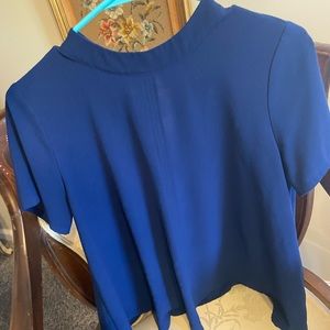Blue short sleeved top